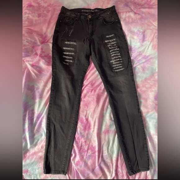 Super comfy Buffalo faux ripped jeggings - Picture 1 of 8